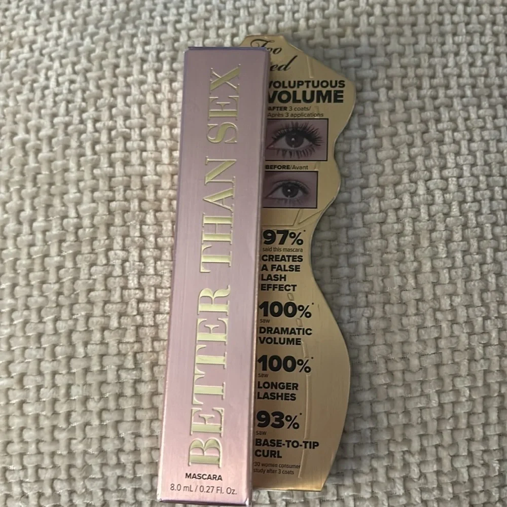 Too Faced Better Than Sex Mascara - Black (062)